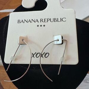 Banana Republic Chic Silver Earrings